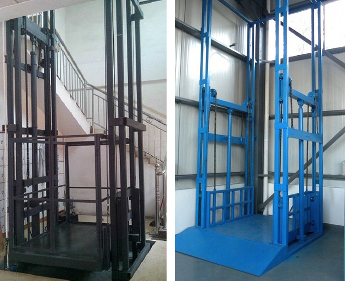 導軌式升降貨梯平臺